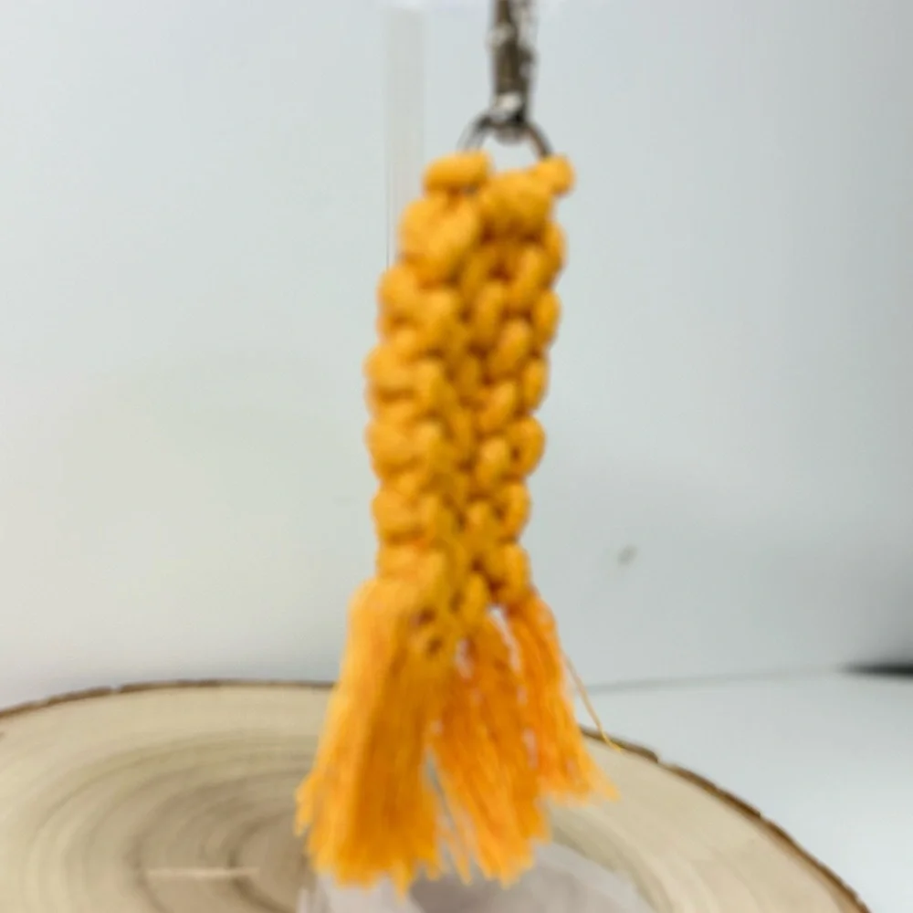 Braided Handcrafted Boho Macrame Keychain
